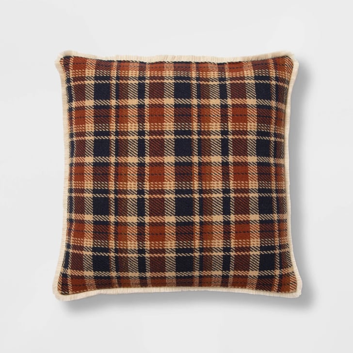 Woven Plaid Oversize Square Pillow Best Fall Decor From Target 2019