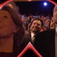 Leonardo DiCaprio and Maggie Smith Get Caught on the BAFTAs Kiss Cam, and It's Magic