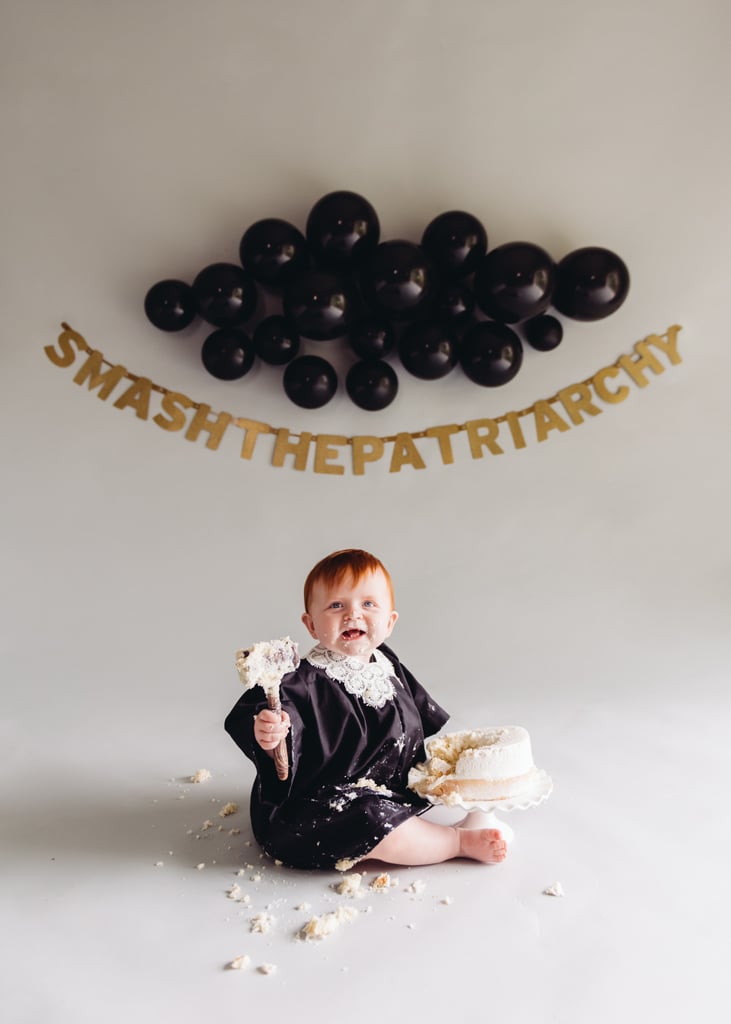 Smash the Patriarchy First Birthday Cake Smash