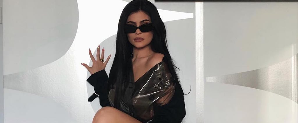 Kylie Jenner's See-Through Trench Coat Instagram