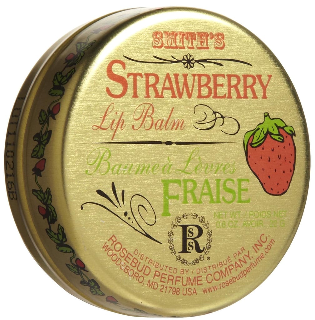 Rosebud Perfume Co. Lip Balm in Strawberry ($9)
My friends know that this lip balm has been a must have of mine for literally more than 10 years. It's the only balm that keeps my lips soft and supple for hours on end, and I love the strawberry scent — delicious for spring.