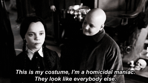 When Wednesday Nails Her Halloween Costume