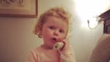 Video of Toddler Rambling on the Phone