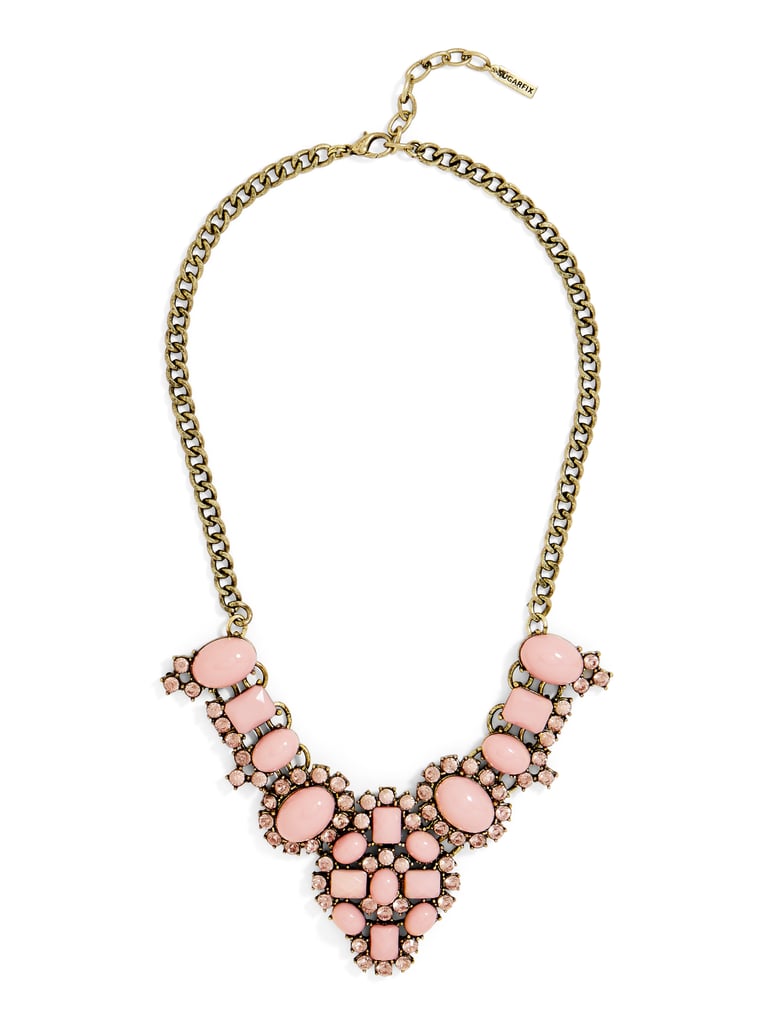 SugarFix by BaubleBar x Target Statement Bib Necklace With Crystal Detail ($22)