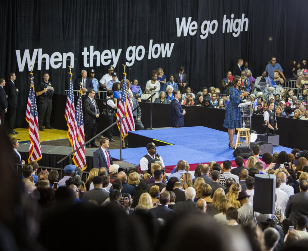 Michelle Obama's Campaign Dress Sends Out a Message on Its Own