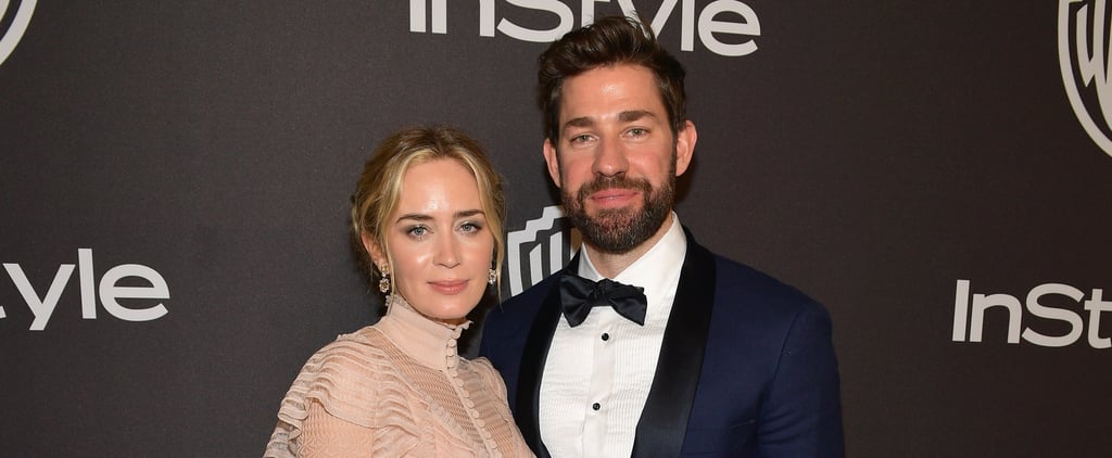 Emily Blunt and John Krasinski 2019 Golden Globes Pictures