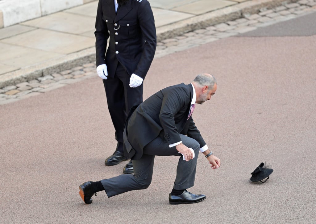 Wind at Princess Eugenie's Wedding Pictures Oct. 2018