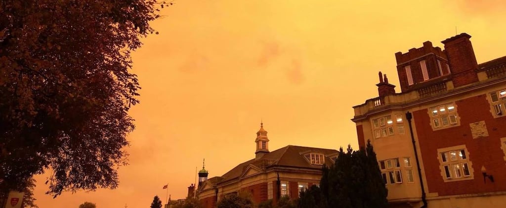 Hurricane Ophelia Turns Sky Yellow, Sun Red in England, UK
