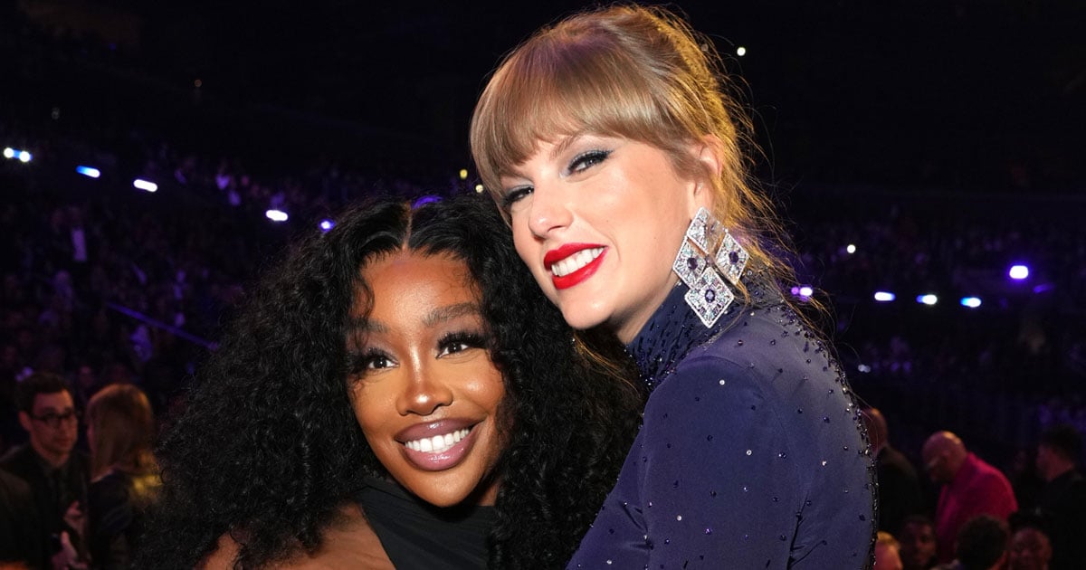 SZA and Taylor Swift Share a Sweet Hug at the Grammys Following Feud Rumors