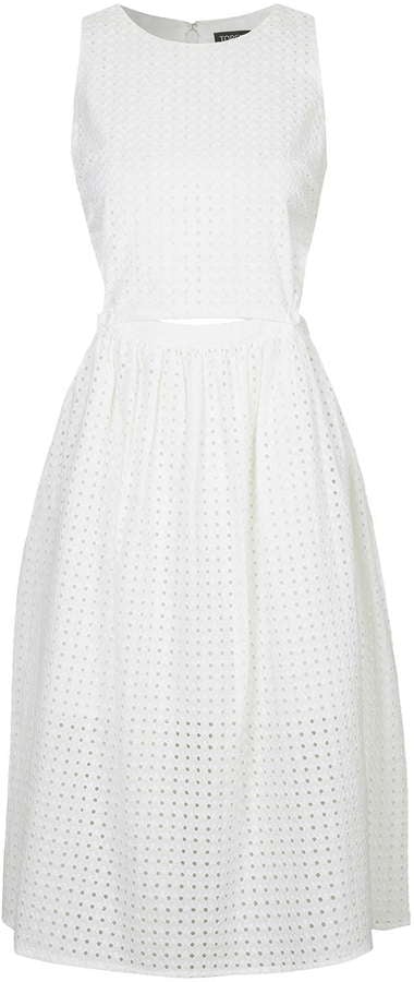 Topshop Cut-Out Pinafore Midi Dress ($115)