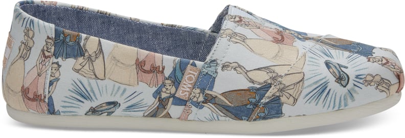 Cinderella's Dress Sketch Slip-Ons