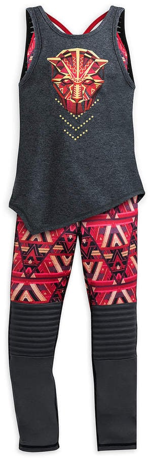 Disney Black Panther Two-Piece Tank Top & Leggings Set For Girls