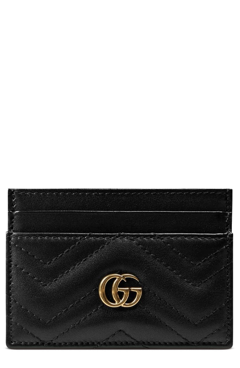 Gucci GG Marmont Matelassé Leather Card Case