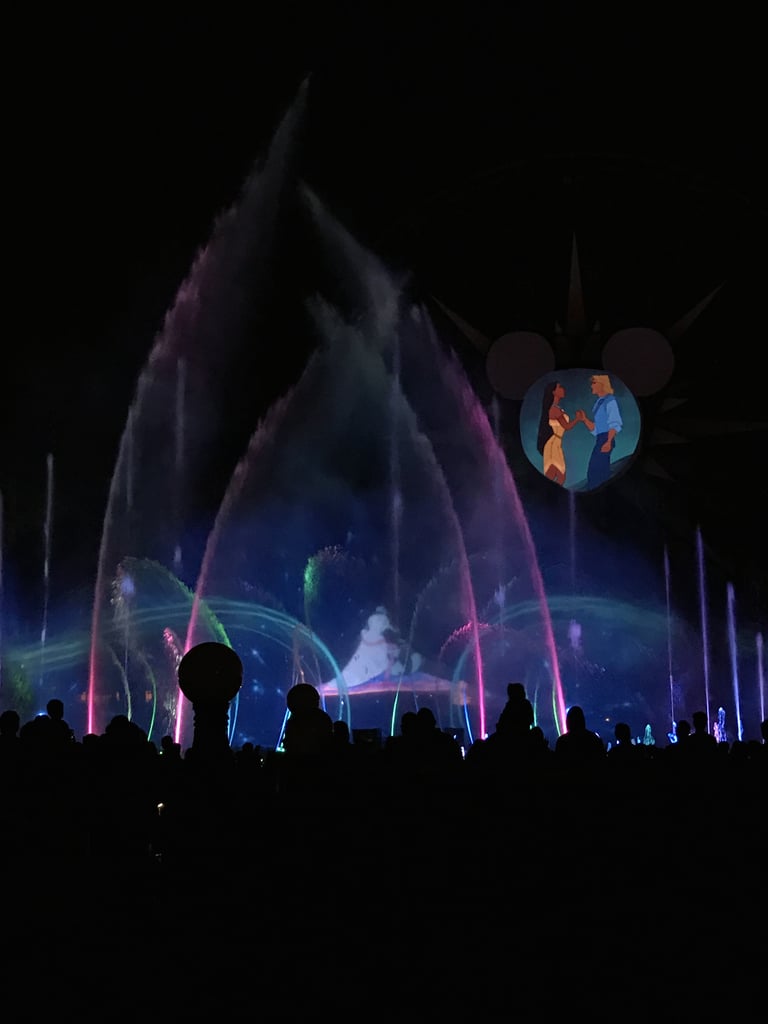 The Display Fuses Holiday Music With Memorable Moments From Disney Films.