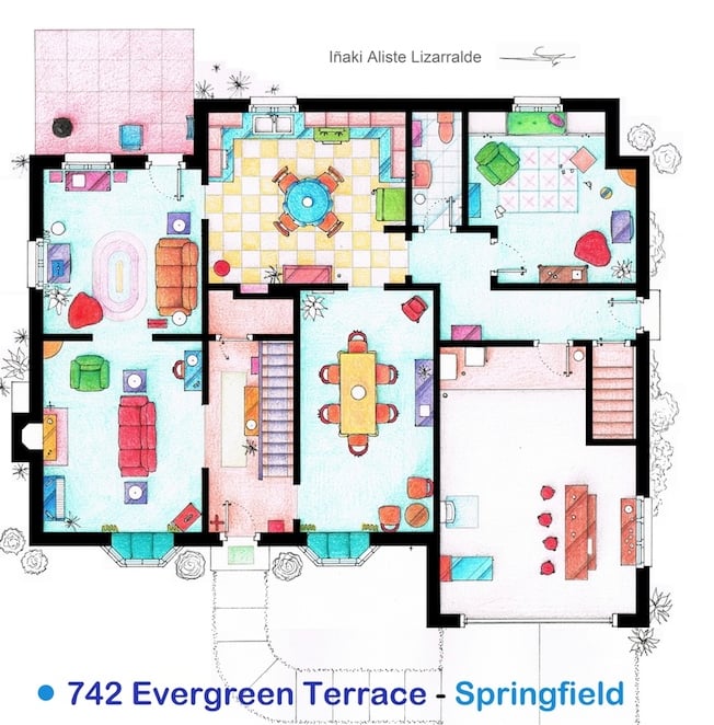 family guy house plan