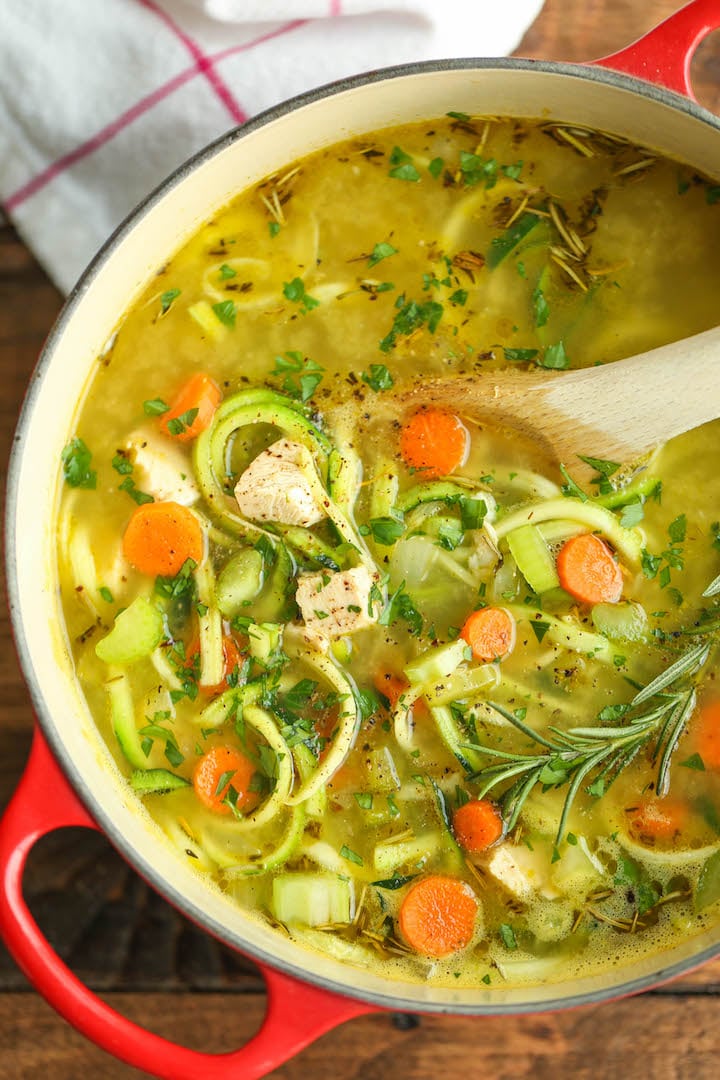 Chicken Zoodle Soup | Boneless Skinless Chicken Breast ...