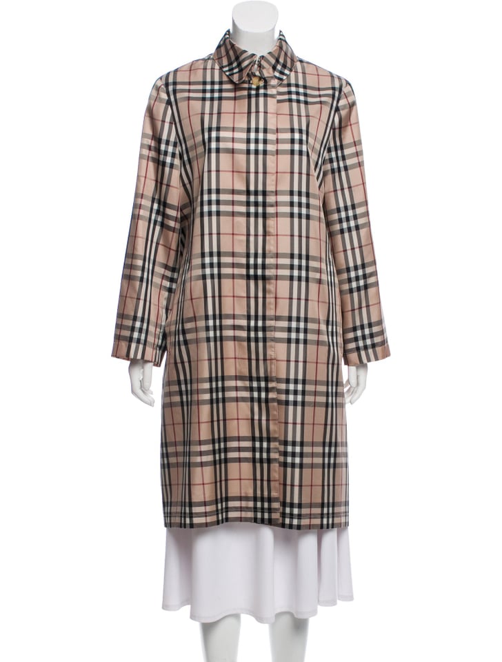 Burberry print trench