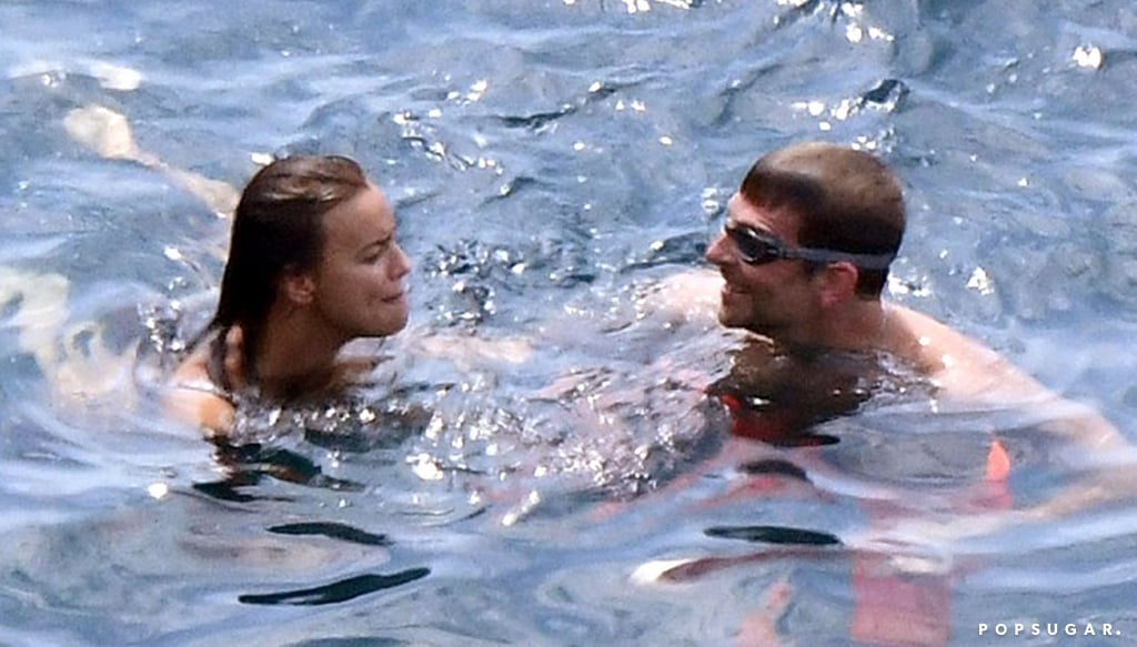 Bradley Cooper and Irina Shayk on the Beach in Italy 2018