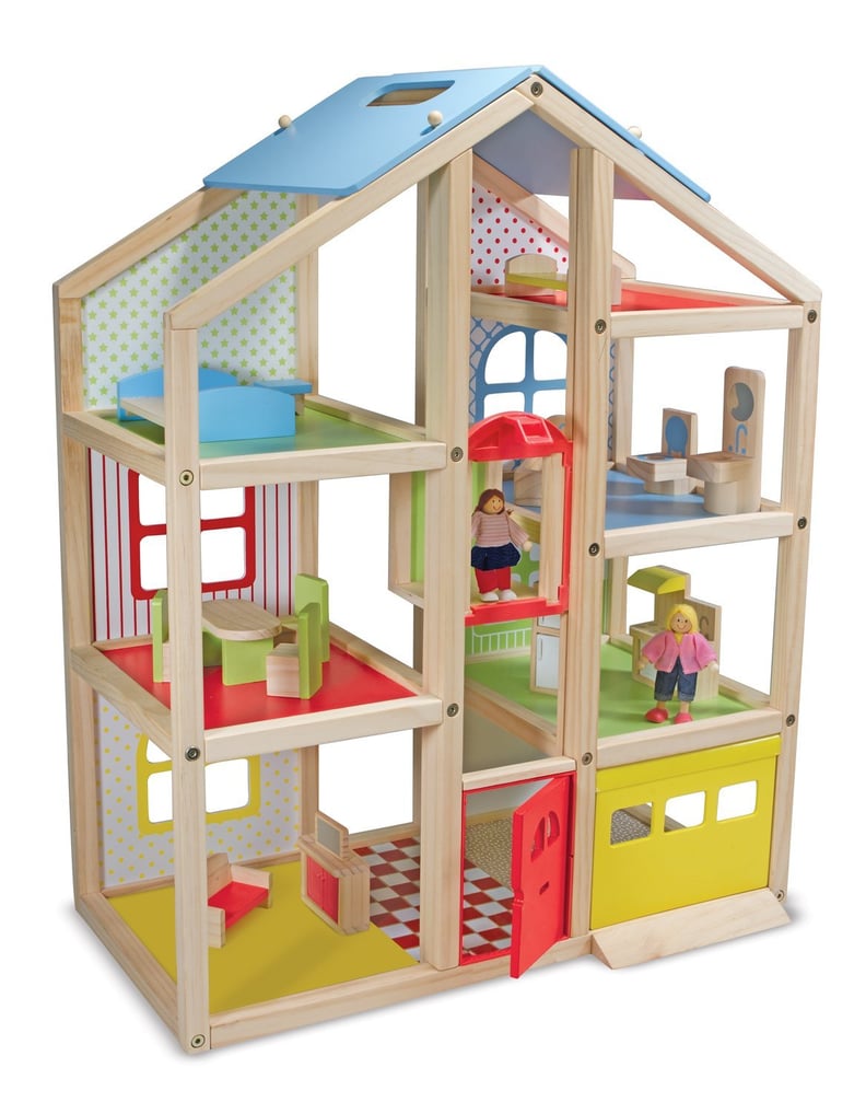 Melissa & Doug Hi-Rise Wooden Dollhouse