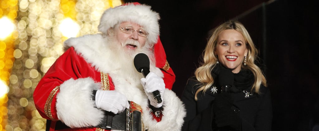 Reese Witherspoon and Obamas Light the National Tree 2015