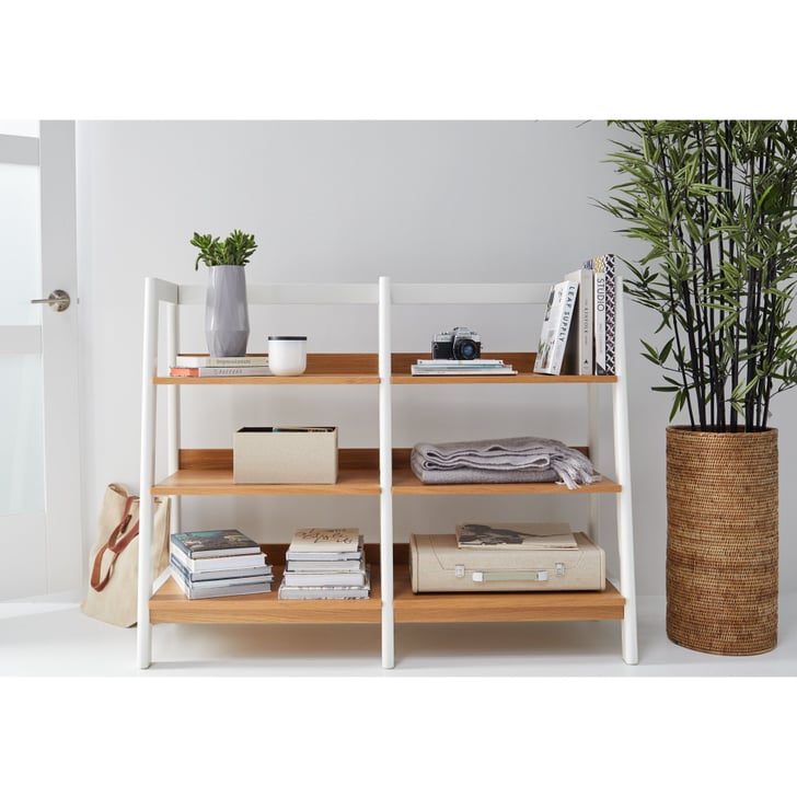MoDRN Scandinavian Finna Wide Ladder Bookcase Best Furniture at
