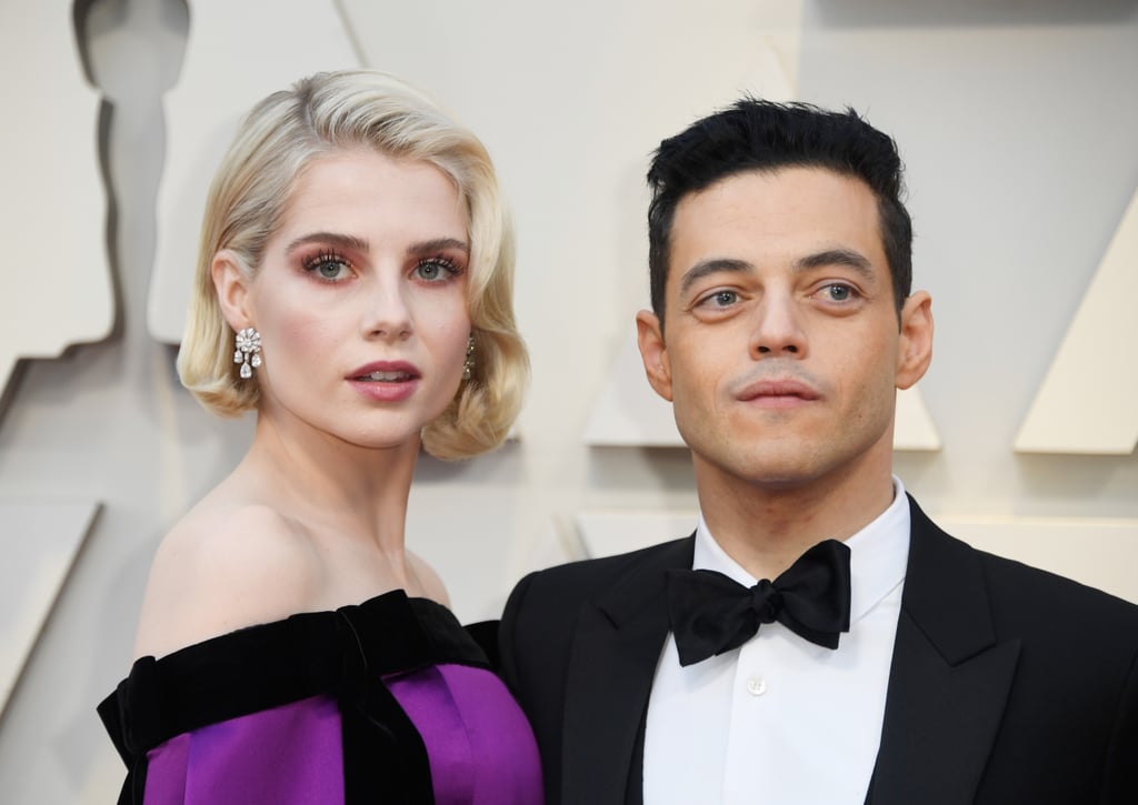 Rami Malek and Lucy Boynton at the Oscars 2019