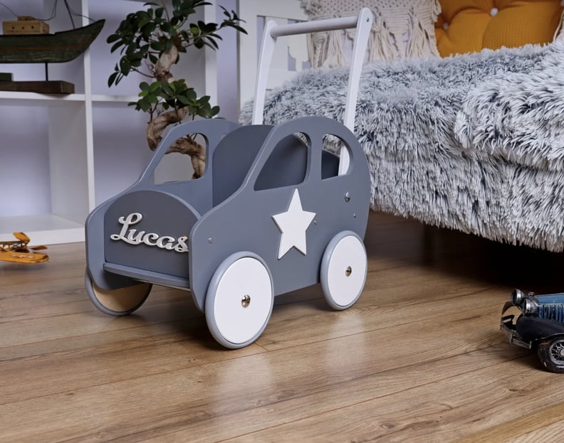 A Personalized Walker For Kids: Etsy Personalized Toddler Walking Toy