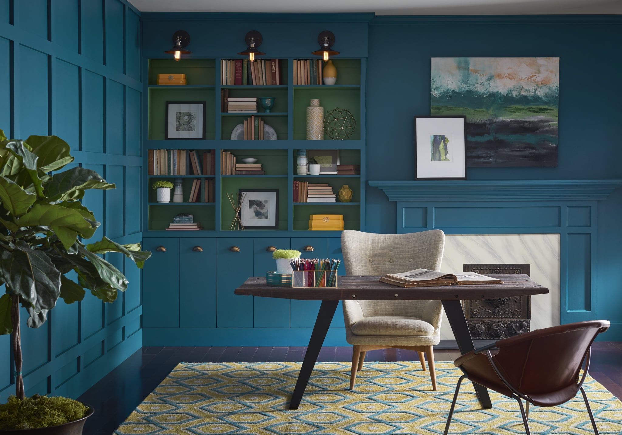 colors that go with sherwin williams take five