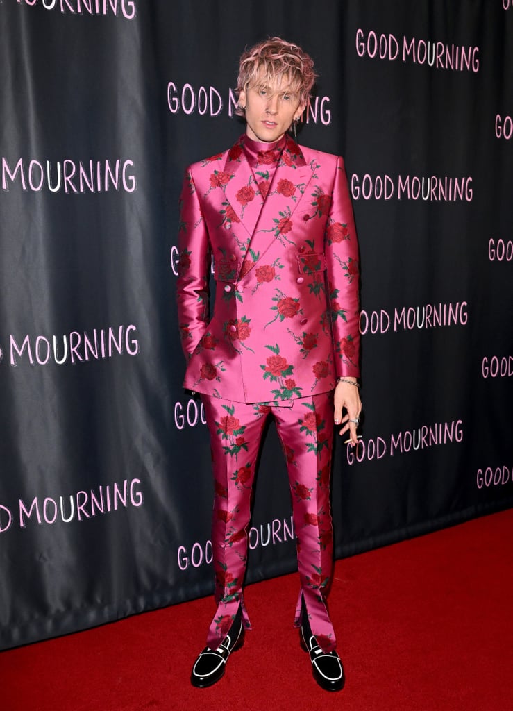 Megan Fox and MGK's Pink Outfits at Good Mourning Premiere