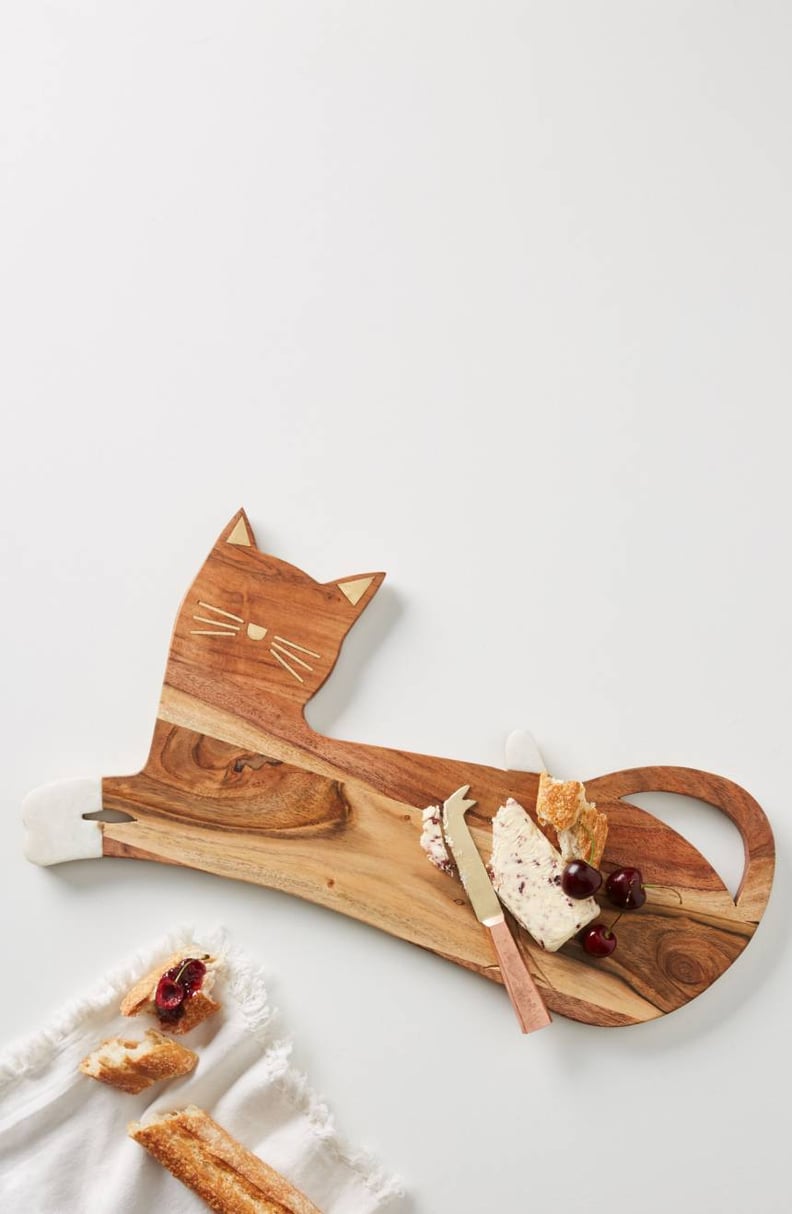 Anthropologie House Cat Cheese Board