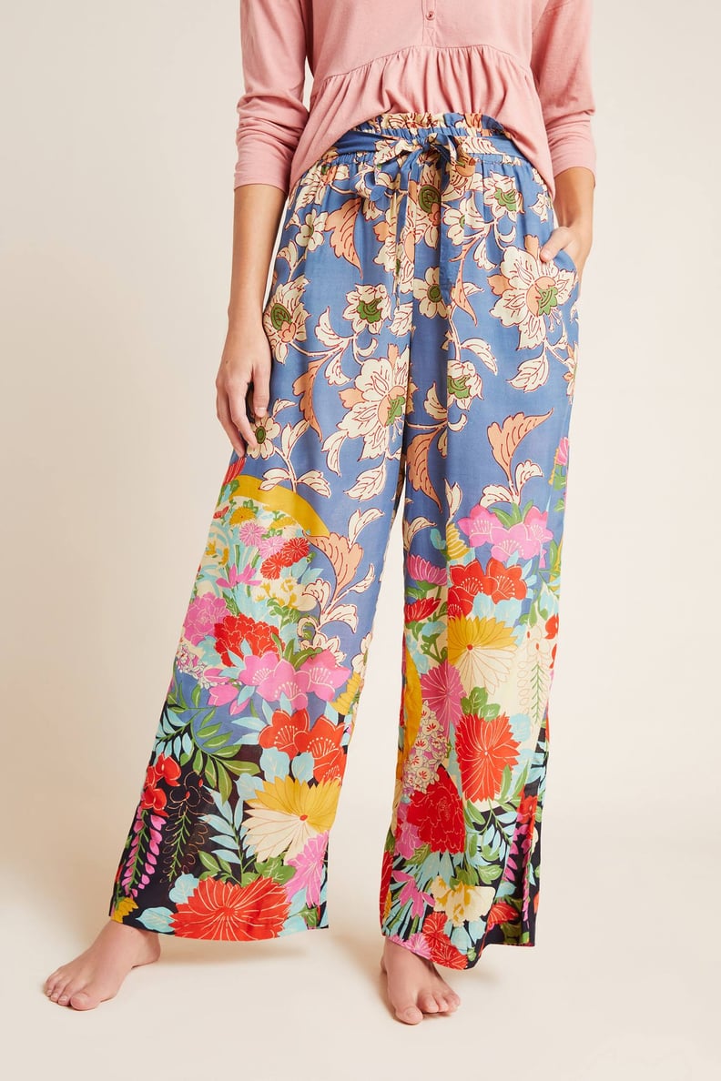 Leilani Paperbag Wide-Leg Pants