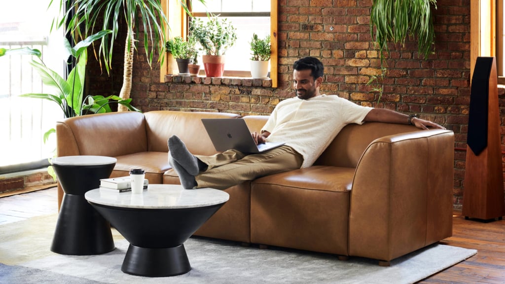 Best Leather Sofa From Burrow