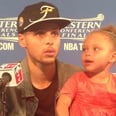 Stephen Curry's Daughter Brings Her Adorableness Back to the Postgame Interview Room