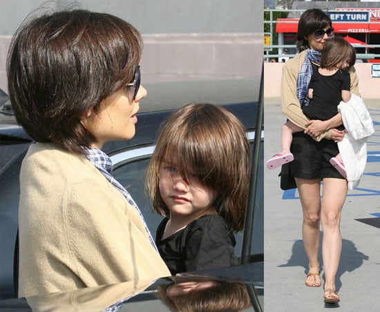Photos Of Katie Holmes With Short Hair After Having Longer Hair In