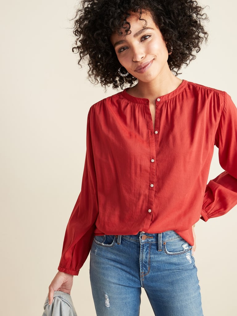 Old Navy Loose Smocked-Yoke Tunic 