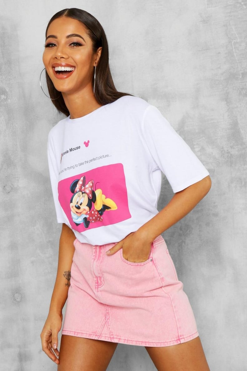 Boohoo Disney Minnie Meme T-Shirt