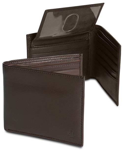 Lauren by Ralph Lauren Burnished Leather Bifold Wallet