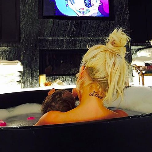 Christina Aguilera Shares a Photo of Summer in a Bathtub