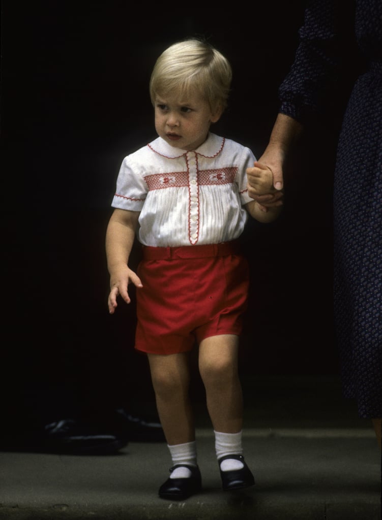 Oh, and if William's adorable little outfit looks familiar, it's because his son George wore a similar ensemble for his sister Charlotte's royal christening in 2015.