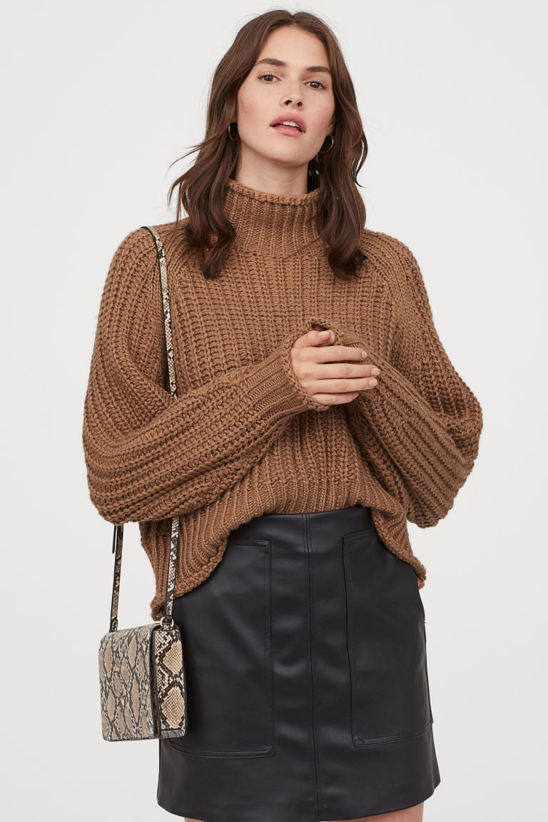 H&M Ribbed Turtleneck Sweater