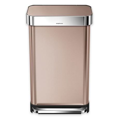 simplehuman Rose Gold Stainless Steel Step Can