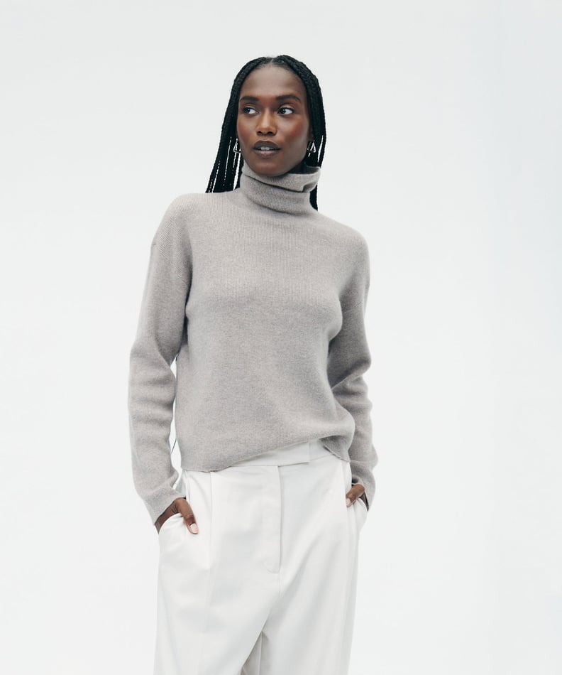 A Cashmere Turtleneck: Naadam Merino Cashmere Relaxed Baby Rib Turtleneck