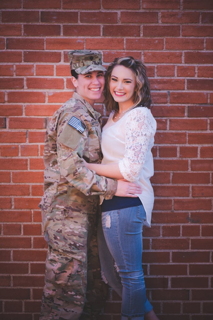 Lesbian Military Engagement Shoot Popsugar Love And Sex Photo 4