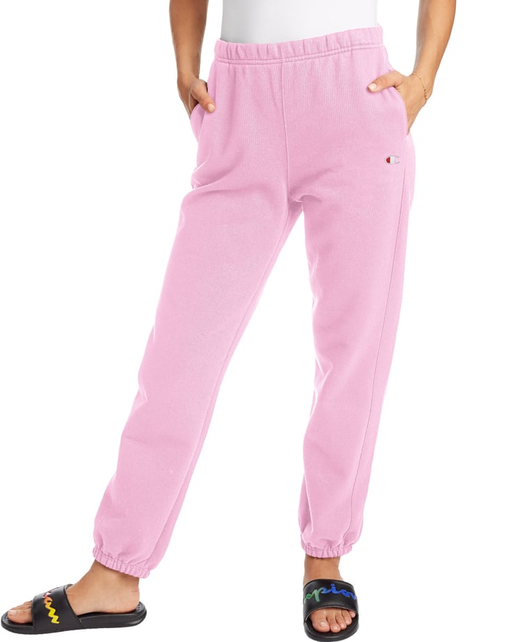 red champion reverse weave sweatpants