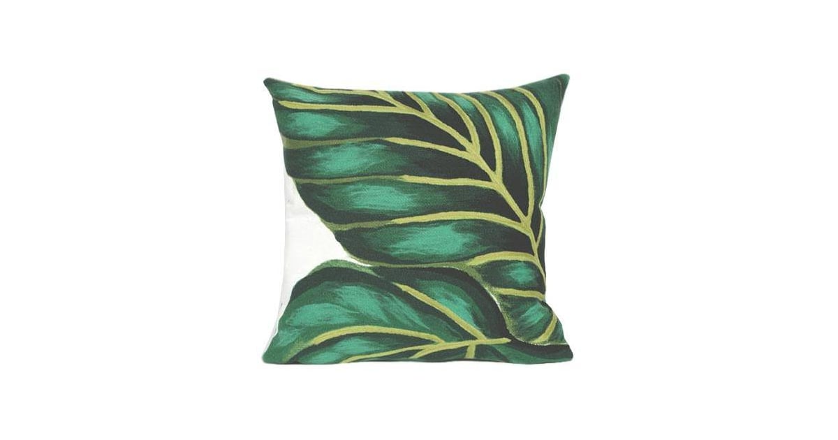 banana blue pillow