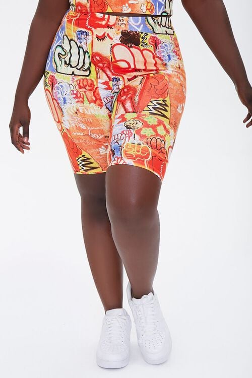 Ashley Walker Art Print Biker Shorts