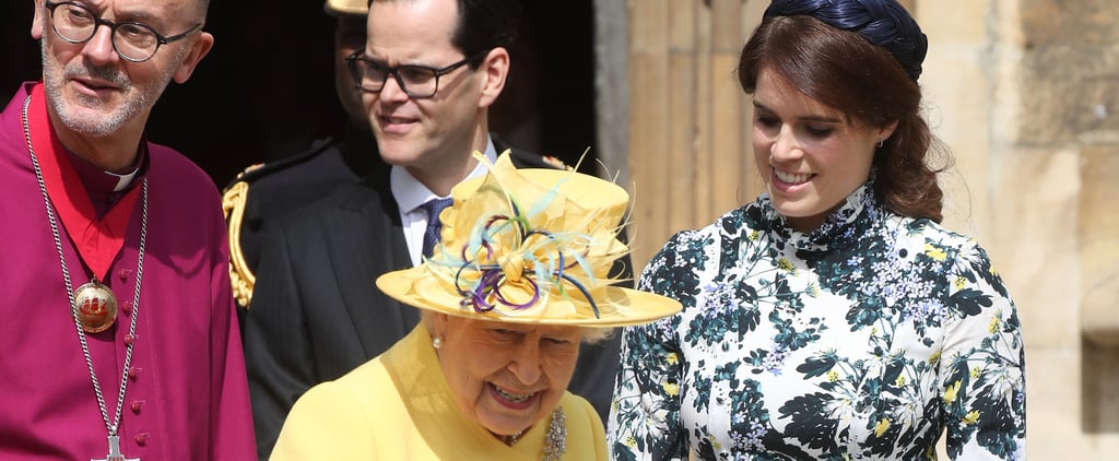 Princess Eugenie Queen Elizabeth II at Maundy Service 2019