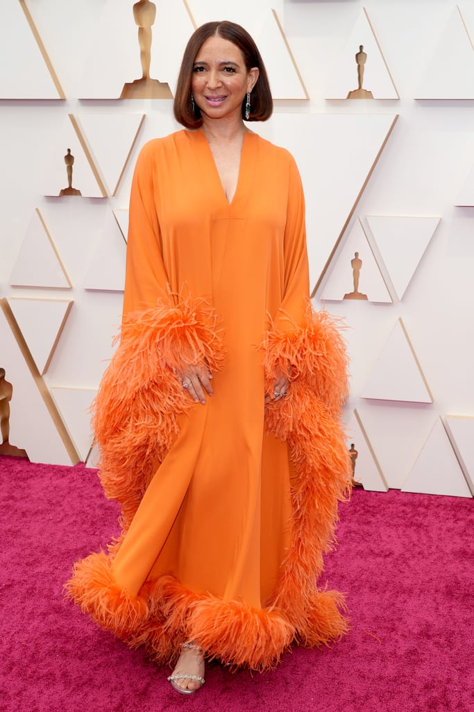 Maya Rudolph's Middle Part at the Oscars