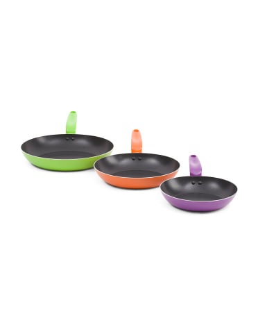 3-Piece Nonstick Frying Pan Set
