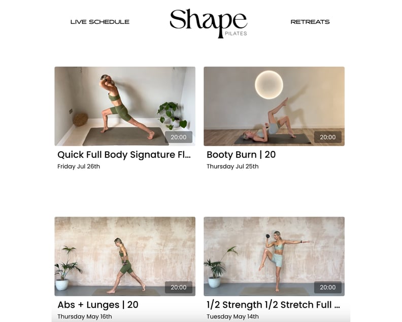 Shape Pilates